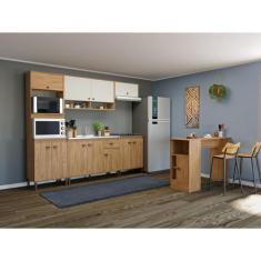 Imagem de Cozinha Completa 11 Portas 1 Gaveta Com Bancada Mb 9004 Torino - Movel