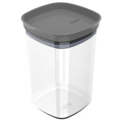 Imagem de Pote Com Vedação Hermética Organizador Com Tampa Em Silicone 1 Litro Chumbo