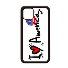 Imagem de Capa I Love America World Flag Heart para iPhone 12 Pro Max para Apple Mini Mobile Case Shell