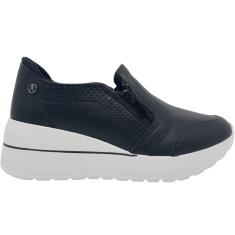 Imagem de Tenis Feminino Kolosh Slip On Anabela Hades Preto C3561-Feminino