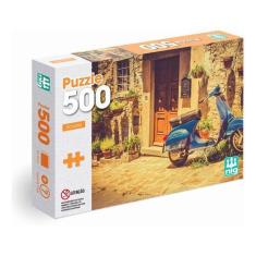 Imagem de Puzzle Quebra Cabeça Scooter Cortona Itália 500 Peças - Nig Brinquedos