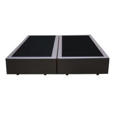 Imagem de Base Box King Bipartido Santo Box Sintético Cinza 40x192x203