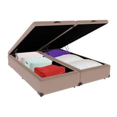 Imagem de Cama Box Baú King 193x203 Bege