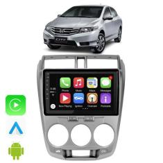 Imagem de Kit Central Multimidia Android Auto Honda City 2009 2010 2011 2012 201