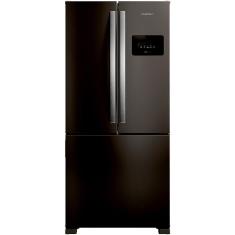 Imagem de Geladeira Brastemp Frost Free French Door Inverse 559.0 cor Preto Inox BRO85ME