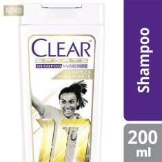Imagem de Shampoo Anticaspa Clear Sports Limpeza Hidratante 200ml
