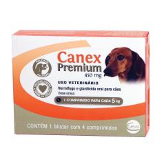 Imagem de Vermífugo Ceva Canex Premium 450 Mg Para Cães - 4 Comprimidos