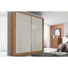 Imagem de Guarda Roupa Solteiro 2 Portas E 3 Gavetas Virtus Plus Freijo Cumaru c/ Fendi - Novo Horizonte