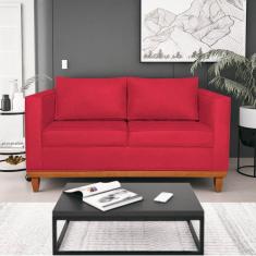 Imagem de Sofá 2 E 3 Lugares Europa 180 Cm Estilo Conforto E Elegância Suede Bege - Amarena Móveis