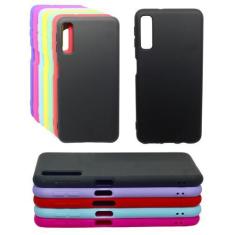 Imagem de Capa Proteção Capinha Para Galaxy A7 2018 Aveludada Silicone - Mustang