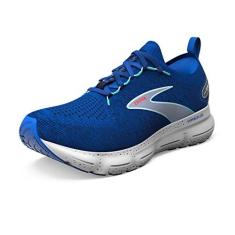 Imagem de Brooks Tênis de corrida masculino Glycerin StealthFit 20 Neutral, Navegue na Web/Peacoat/Branco, 45
