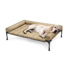 Imagem de Cama para cães Veehoo Cooling Elevated Waterproof Mat Large Bege