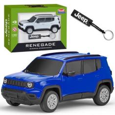 Imagem de Miniatura Jeep Renegade Brinquedo Licenciado Várias Cores Com Chaveiro