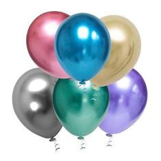 Imagem de Balão Metálico Sortido - 9 Polegadas - 25 Unidades