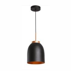 Imagem de Pendente Alumínio  Com Cobre Oval Para 1 Lâmpada E-27 - Belly Lustres