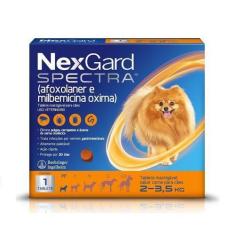 Imagem de Antipulgas E Carrapatos Nex Gard Spectra Para Cães De 2 A 3,5Kg - 1 Ta