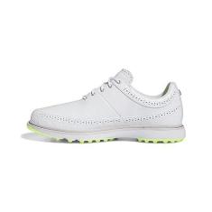 Imagem de adidas Tênis de golfe masculino Mc80 Spikeless, Calçado branco/prata fosco/limão lúcido, 38 BR
