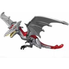 Imagem de Boneco Blocos De Montar Dinossauro Pterodáctilo Silver - Mega Block To