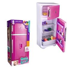 Imagem de Geladeira Duplex Brinquedo Lua de Cristal Cozinha Infantil