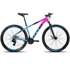 Imagem de Bicicleta Aro 29 GTS Full 24 Marchas Freios a Disco - GTS Feel, Rosa, 