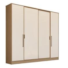 Imagem de Guarda Roupa Herval Ph 1733 - Cor Cedro + Off White - Sem Espelho