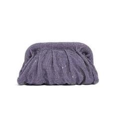 Imagem de Bolsa clutch noturna com glitter lateral de diamante bolsa transversal bolsa de festa de casamento para mulheres, G