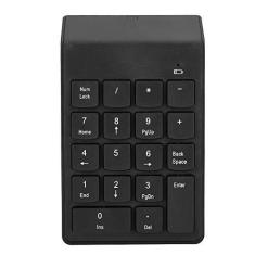 Imagem de Teclado Numérico, Mini Teclado Digital Sem Fio Usb 2.4ghz 18 Teclas Teclado de Contabilidade Financeira para Pc/desktop (Preto)