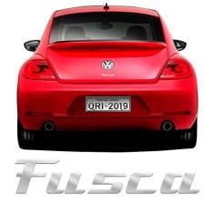 Imagem de Emblema Fusca Tsi Adesivo Traseiro Cromado Modelo Original