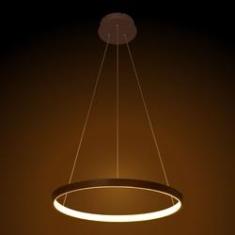 Imagem de Pendente Moderno Anel Ring COBRE 1 Arco 20w 40cm Led integrado Bivolt St459