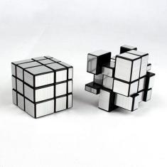 Imagem de Cubo Mágico 3x3 Mirror Blocks Espelhado Shengshou Prateado