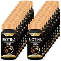 Imagem de 20X Biotina 150% Premium 400Mg 60Caps Atacado - Hf Suplements