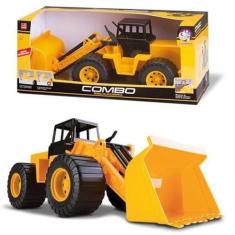 Imagem de Trator Brinquedo Escavadeira Grande 39cm Super Articulada - Toys