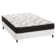 Imagem de Cama Box Casal: Colchão Espuma D45 Ortobom  Light Saúde + Base Crc Cou