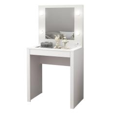 Imagem de Penteadeira Camarim Com Espelho 1 Gaveta PE2017 Branco - Tecno Mobili