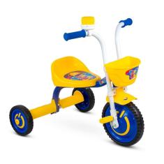 Imagem de Triciclo Infantil De Passeio Motoquinha Com Pedal Para Bebê Menino Nathor You Boy Azul
