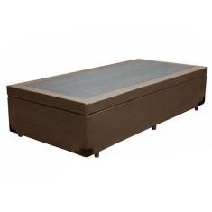 Imagem de Cama Box Baú Solteiro Marrom House 88x188x34x20interno