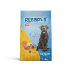 Imagem de Ração Robustus Dia A Dia Para Cães Sabor Carne, Frango E Arroz 15Kg