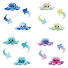 Imagem de Pelúcia Polvo Humor Bipolar Tie Dye Reversível Pequeno - BBR Toys -  UNICA