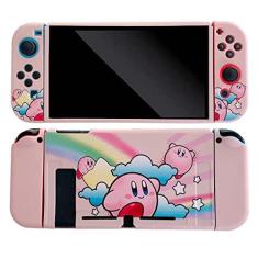 Imagem de ENFILY Cute Hello Kitty Case Compatible with Nintendo Switch, Dockable Case Cover, Ergonomic Soft TPU Grip Case for Joycon, Sparkle Skin Set