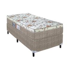 Imagem de Cama Box Solteiro Conjunto Ortopédico D45 088x188x53 Floral Portobel Floral