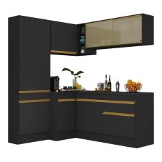 Imagem de Armário de Cozinha Completa de Canto com Rodapé Veneza Multimóveis V2089