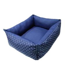 Imagem de Cama para Cães e Gatos CamaPet Âncora Azul Escuro Tamanho P
