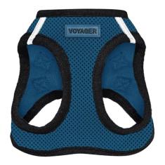 Imagem de Best Pet Supplies Peitoral Voyager Step-In Air Para Cães – Colete De Malha Para Todos Os Climas Para Cães Pequenos E Médios Da – Base Azul G