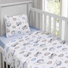 Imagem de Jogo De Lençol 100% Algodão Mini Cama 3 Pçs Kim Tecebem