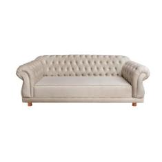 Imagem de Dois Sofás Chesterfield Elisabeth 2,30 - Suede Nude / sala de estar, r