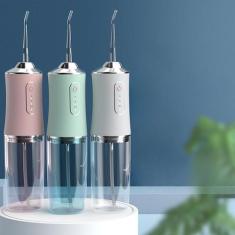 Imagem de Irrigador Oral Fio Dental 220ml Recarregável Portatil Com 3 Modos Diy