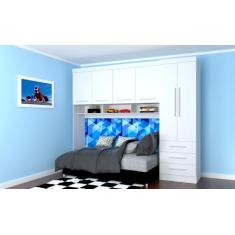Imagem de Guarda Roupa Modulado Solteiro 6 Portas E 3 Gavetas Belgica/America Br