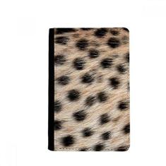 Imagem de Capa carteira com estampa abstrata de penas de leopardo, porta-passaporte, Notecase Burse