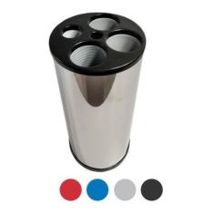 Imagem de Lixeira Para Copos Descartáveis De Água E Café Em Aço Inox