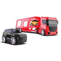 Imagem de Caminhão Top Motors Cegonheira Com Carrinhos - Vermelho - Omg Kids